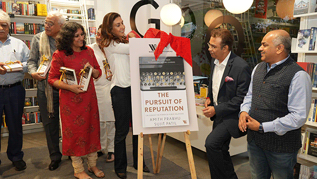 PR Professionals Amith Prabhu and Sujit Patil launch debut book 'The Pursuit of Reputation' in Mumbai