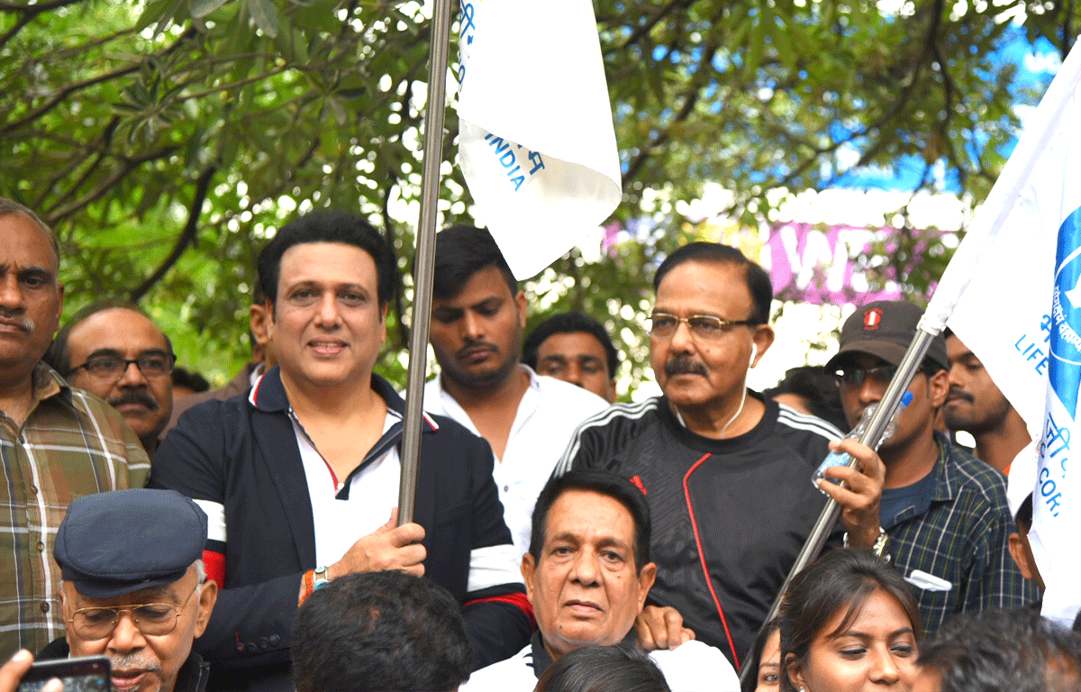 Govinda Joins “Run For Children” On Children’s Day