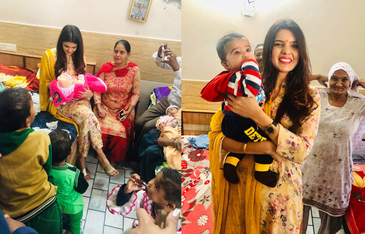 Ihana Dhillon Celebrates Diwali This Year With New Born Kids