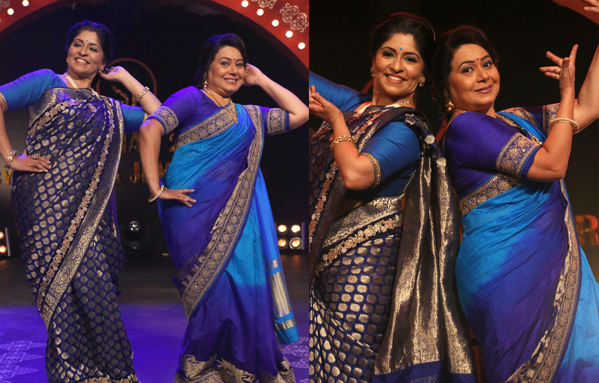 Aishwarya And Madhuri On The Sets Of Main Maayke Chali Jaungi Tum Dekhte Rahiyo?