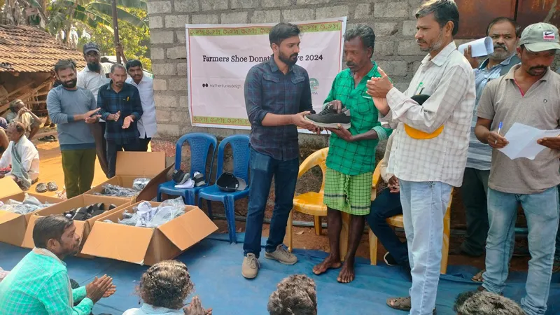 distribution of shoes