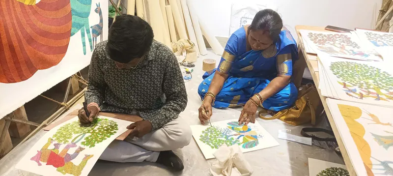 Gond paintings