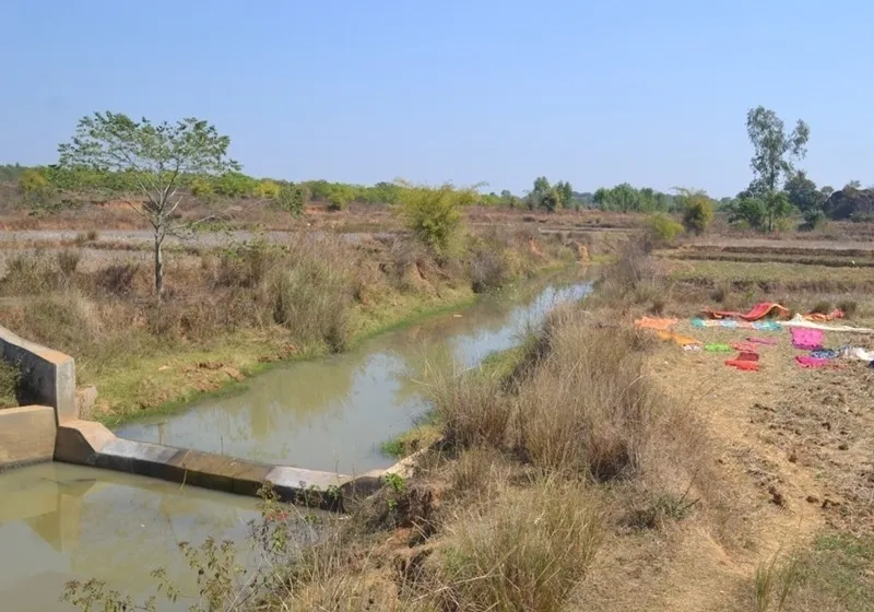 A check dam that also recharges aquifers