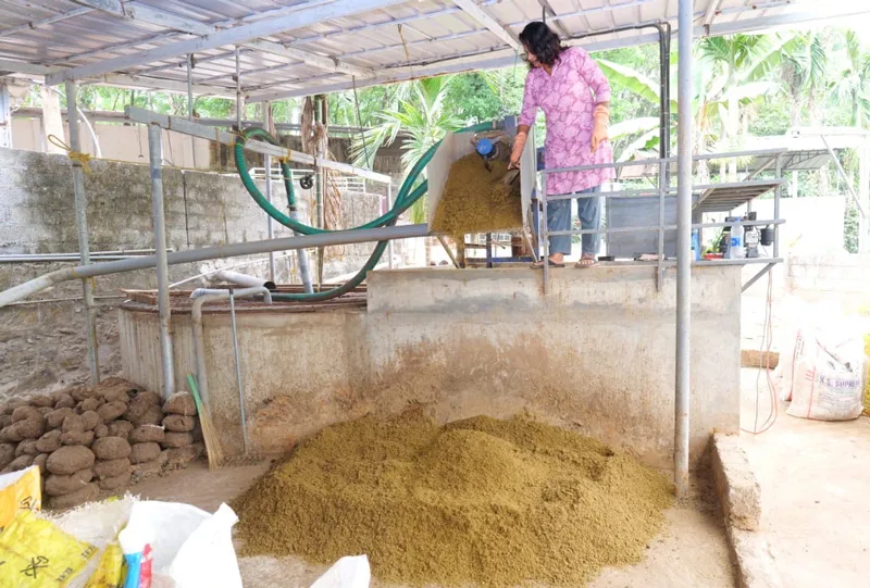 cowdung dewatering