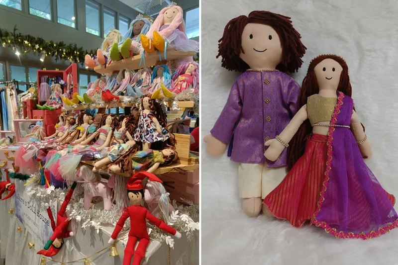 dolls at a store