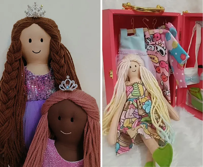 DOLLS IN THREE VARIANTS