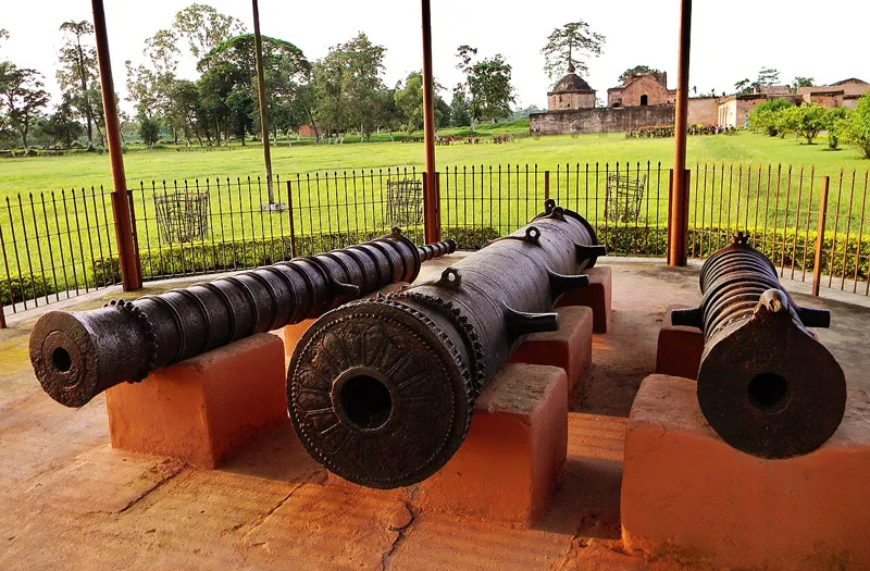 cannons at talatal ghar