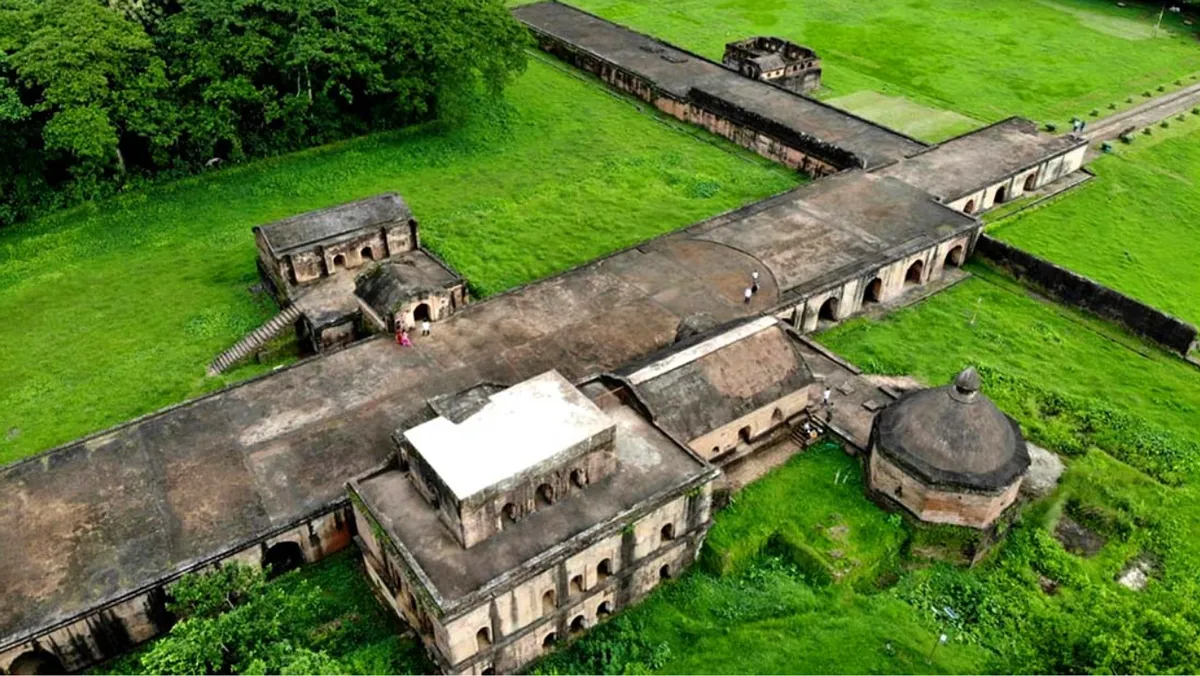 aeria view of talatal ghar