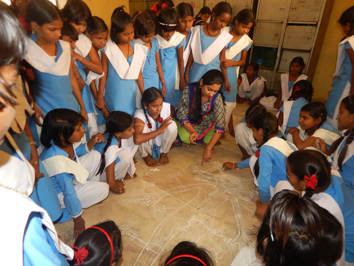 GIRLS learning biology chetna ngo