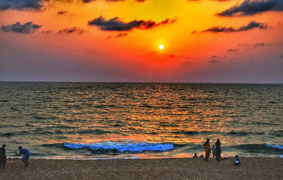 Sunset at Maravanthe Beach