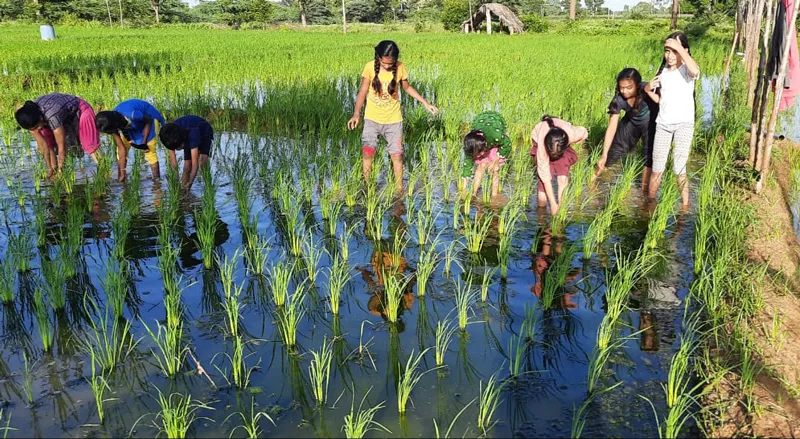 school students Marali Mannige