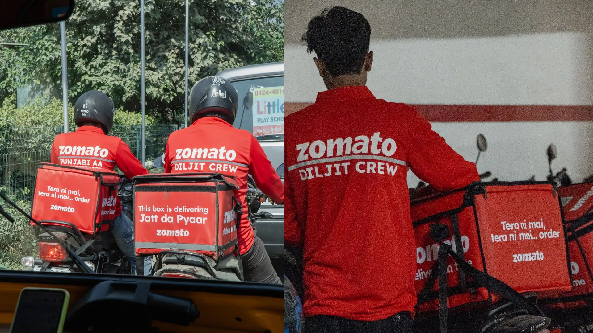 Zomato's delivery partners 