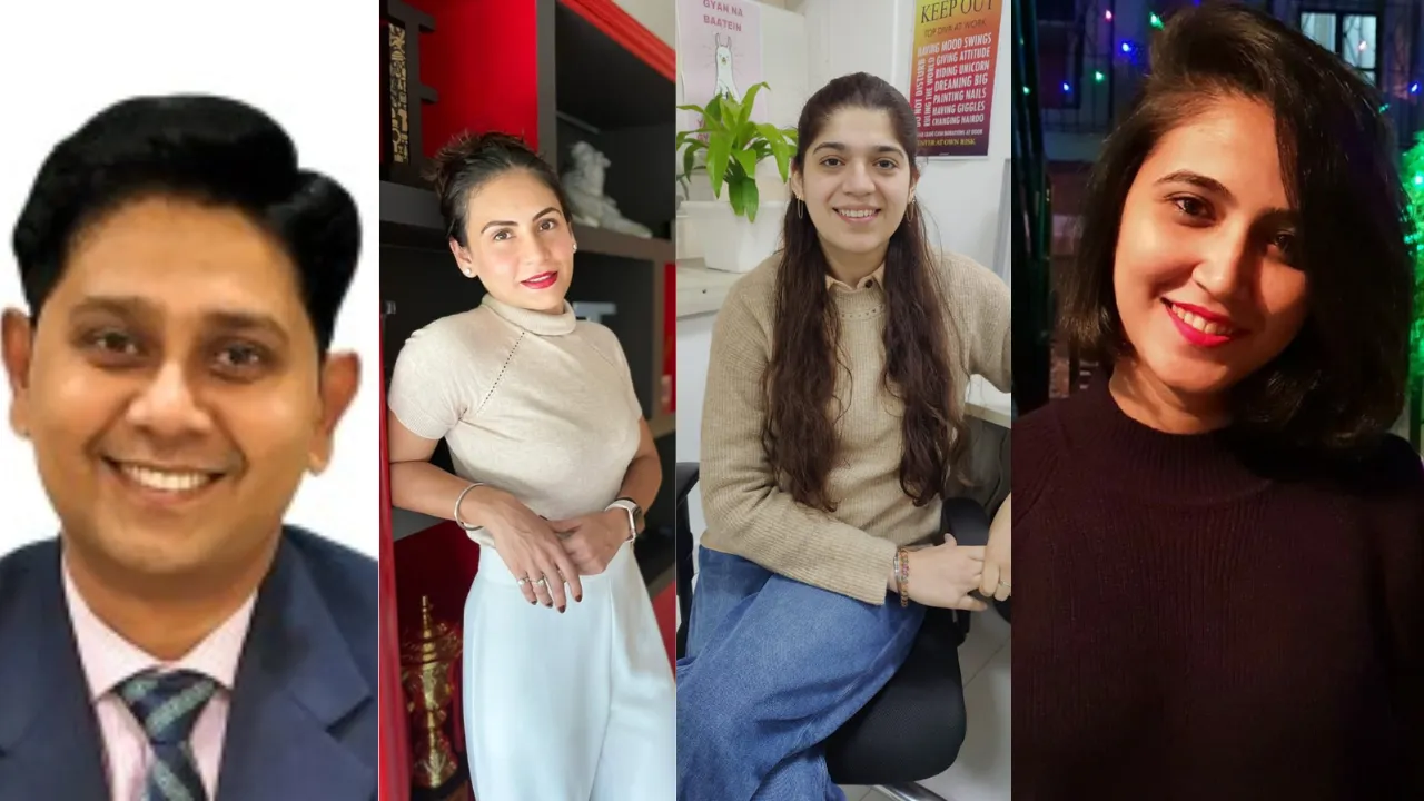 (L-R) Kiran Giradkar, Pallavi Barman, Sahiba Sachdev, Revathi Batola