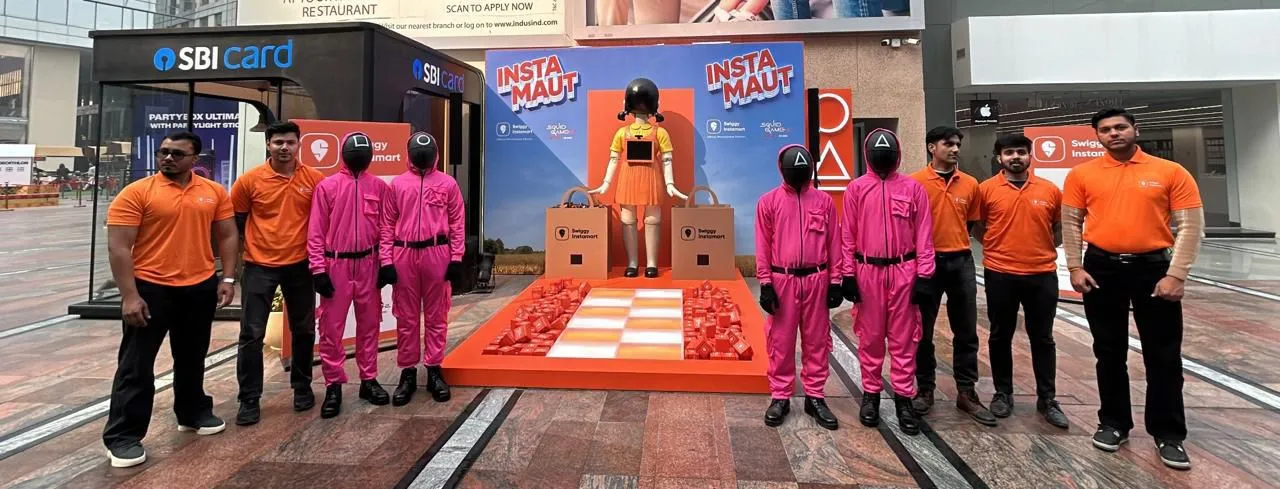 Swiggy Instamart and Netflix Partner to Deliver Squid Game Merchandise in 10 Minutes_ Launch Interactive 'Instamaut' Vending Machine for Fans_3