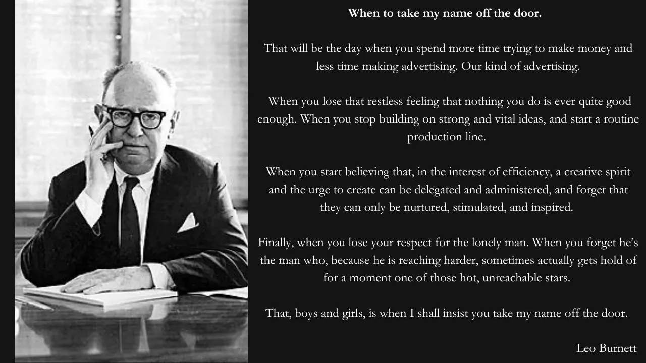 Leo Burnett founder