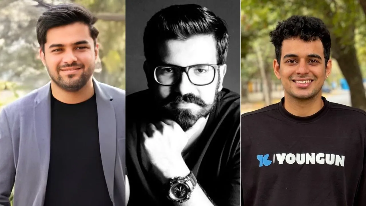(From L to R): Shubham Singhal, Amyn Ghadiali and Saksham Jadon