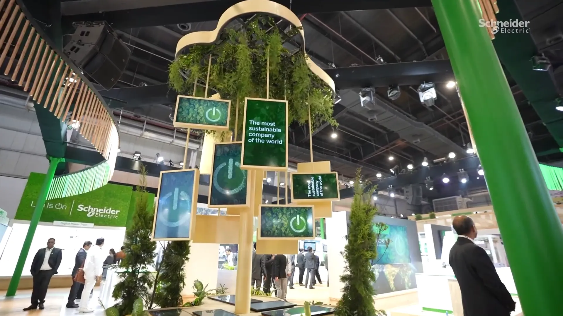 Schneider Electric booths