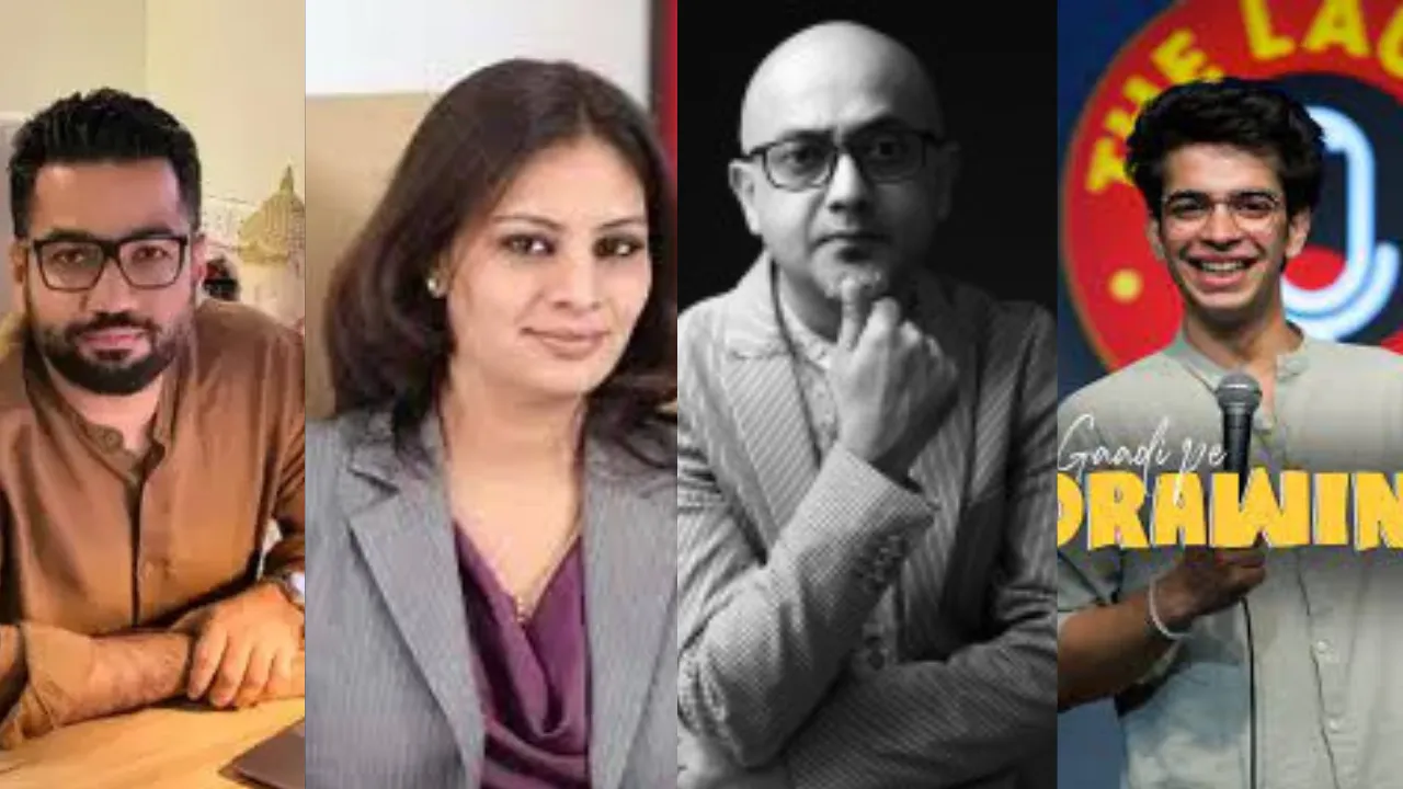 (From L to R): Sahil Chopra, Ambika Sharma, Kalyan Kumar and Pranav Sharma