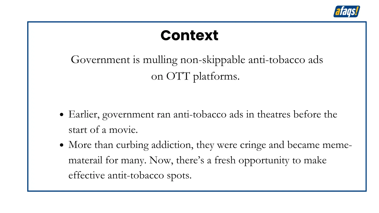 anti-tobacco ad context