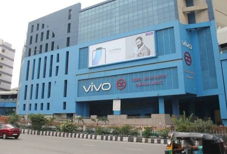 Phone brand Vivo took over Delhi's Okhla station recently.  