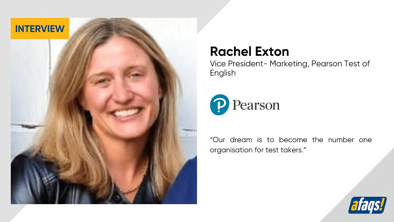 Rachel Exton, VP of Marketing, English Language Learning at Pearson  