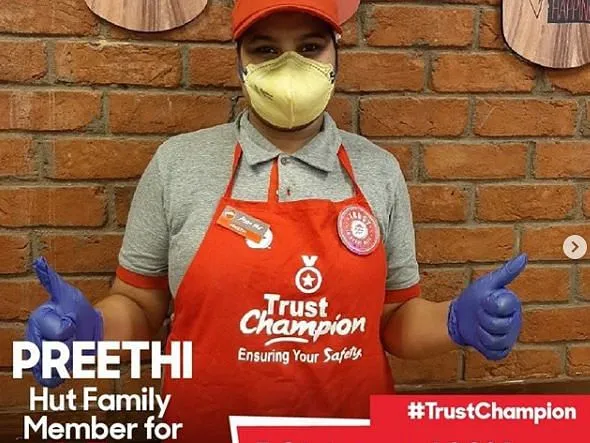 A Pizza Hut Trust Champion  