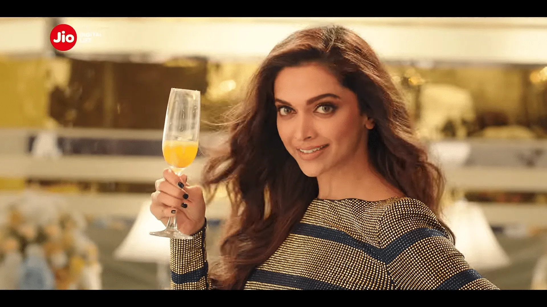 Deepika Padukone from Jio's ad  