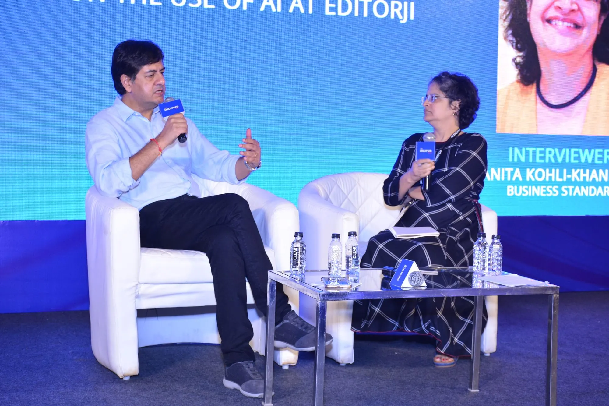 Vikram Chandra and Vanita Kohli-Khandekar  Digipub World 2019