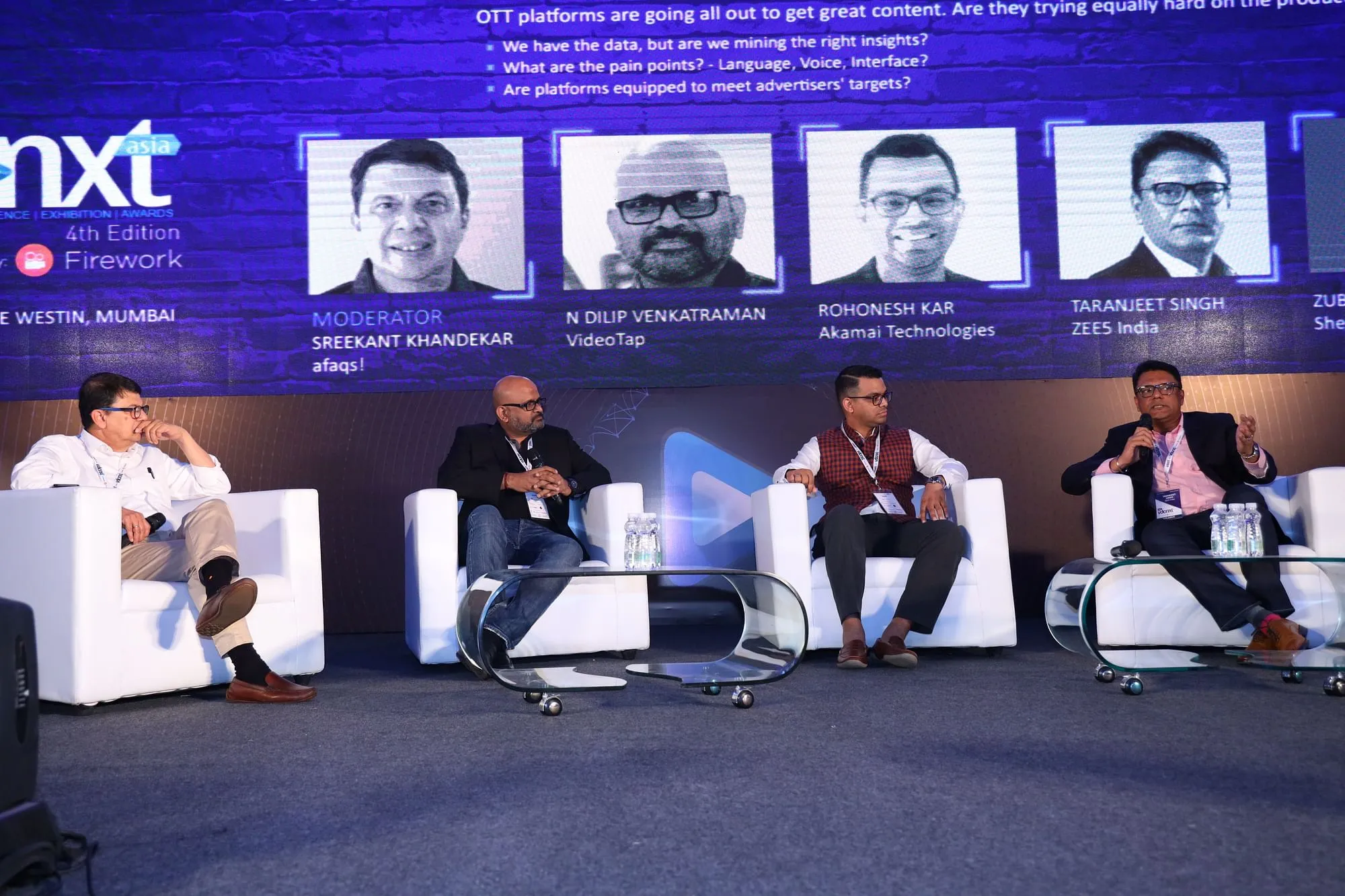 (L-R) Sreekant Khandekar, Dilip Venkatraman, Rohonesh Kar, Taranjeet Singh  