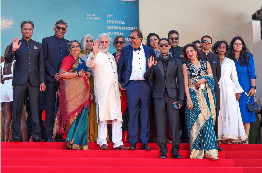 Manthan team at Cannes  