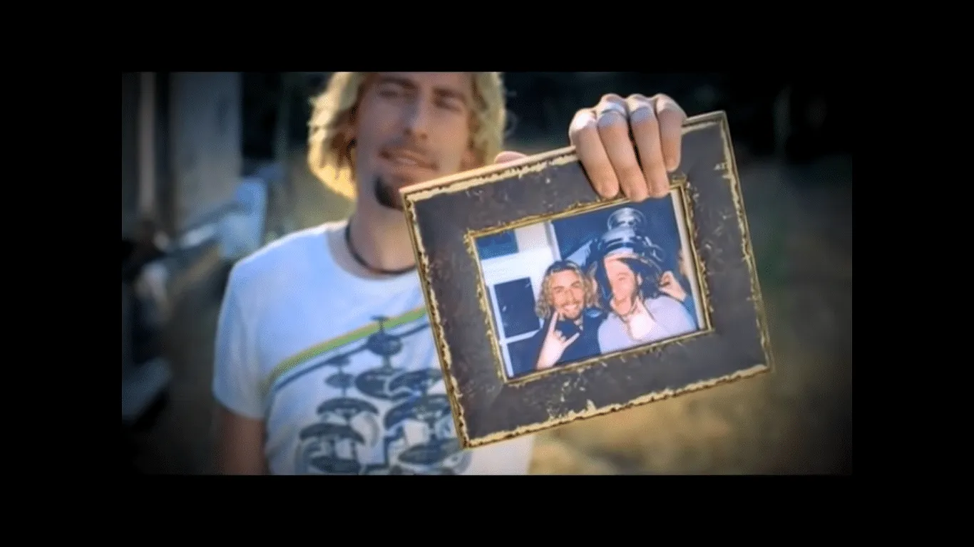 A still from the song 'Photograph'  