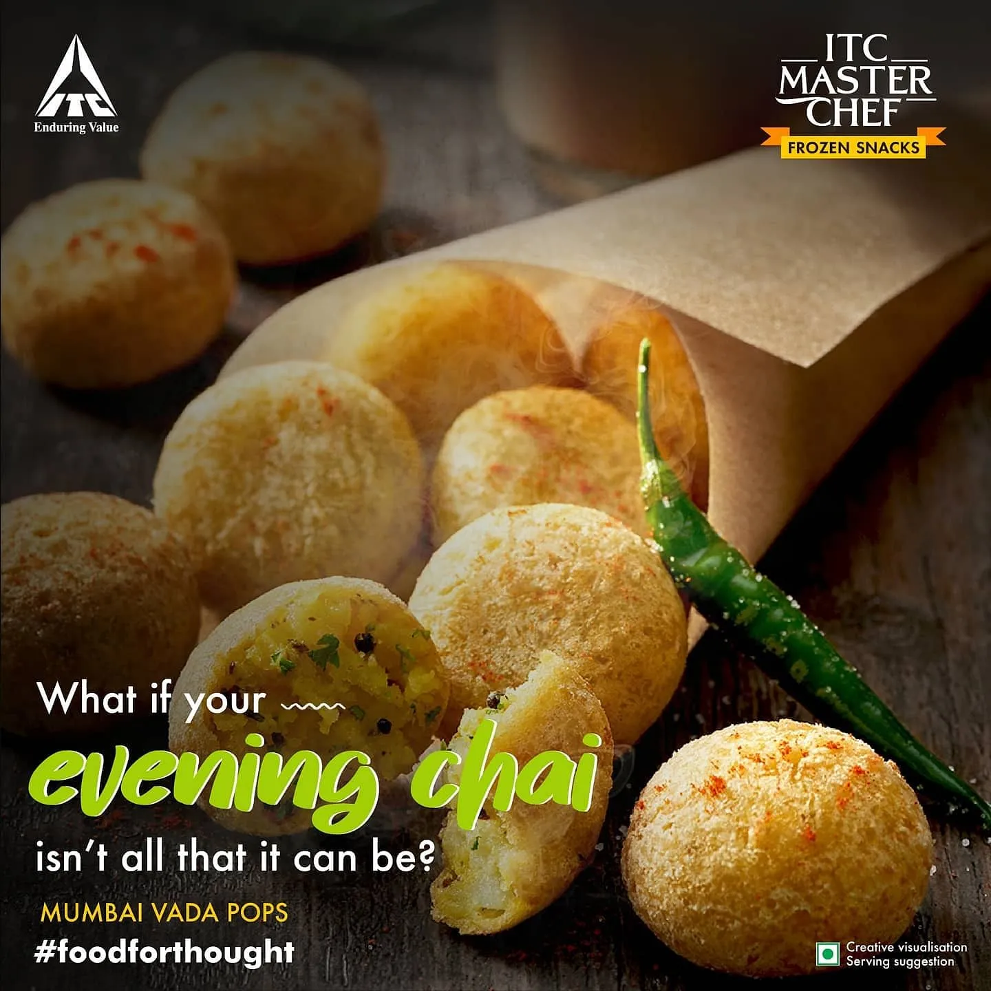 ITC Master Chef's ready to cook Vada pops  