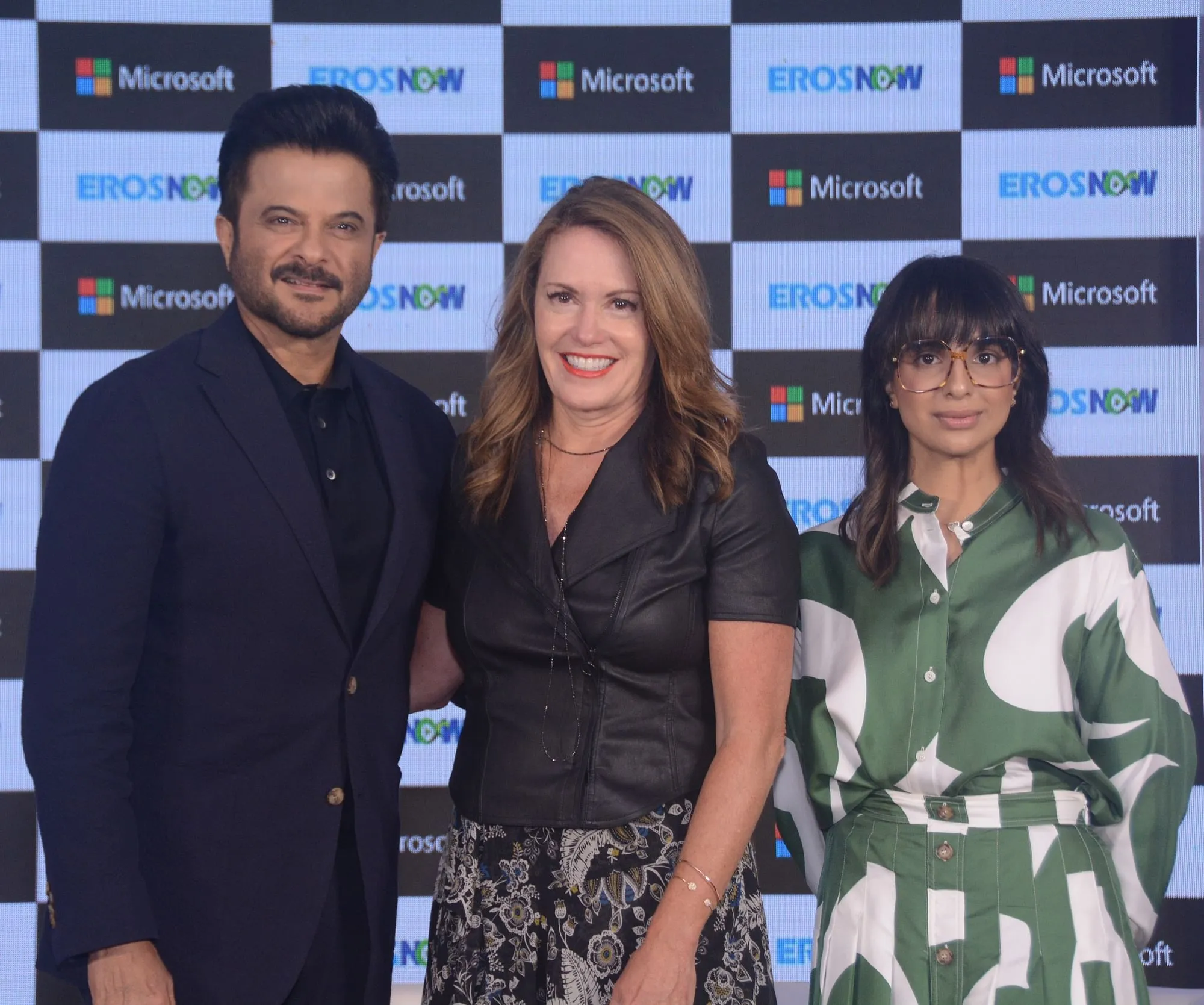  (L to R): Anil Kapoor, Peggy Johnson and Rishika Lulla Singh  