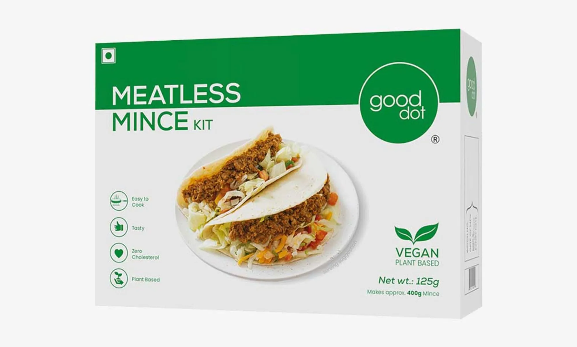 GoodDot's meatless mince kit  