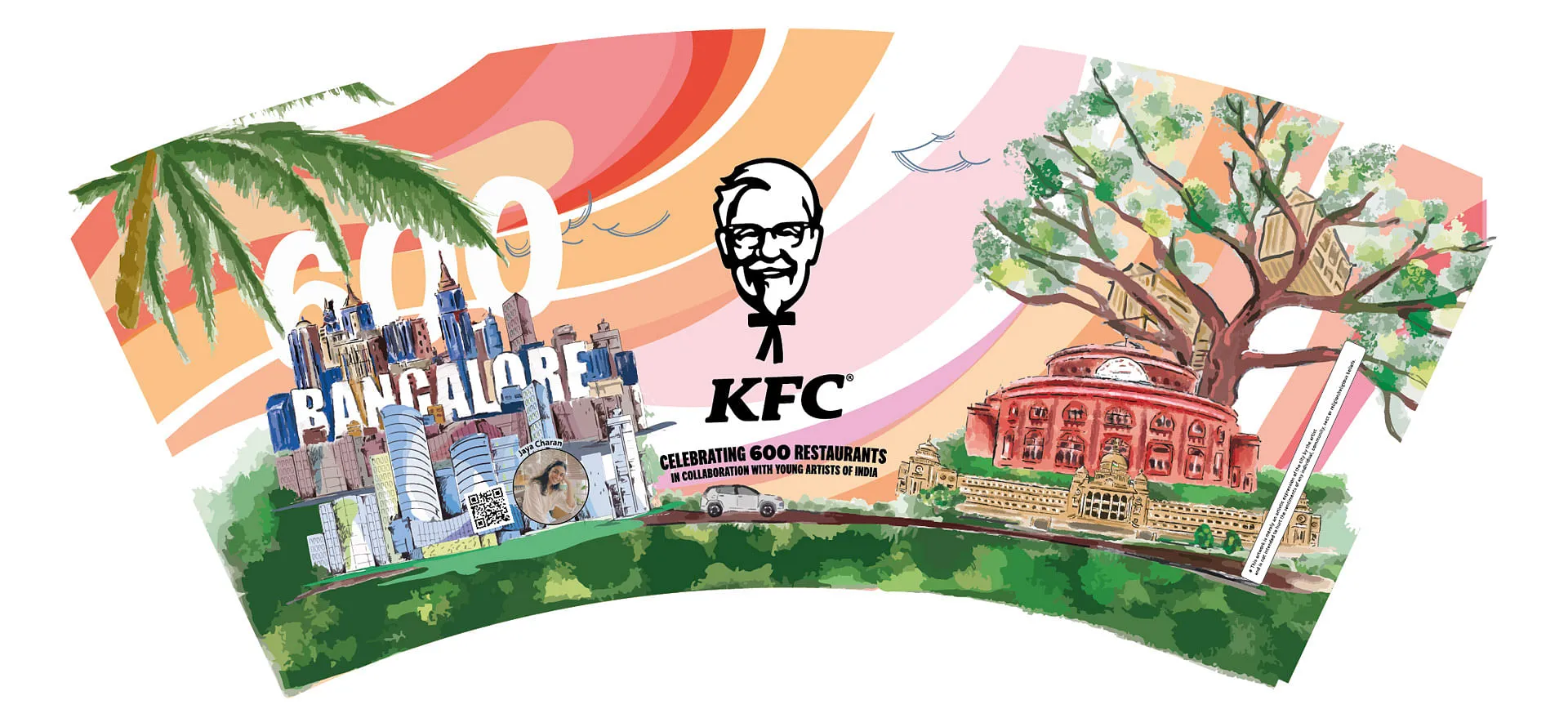 Bangalore's KFC Bucket canvas  