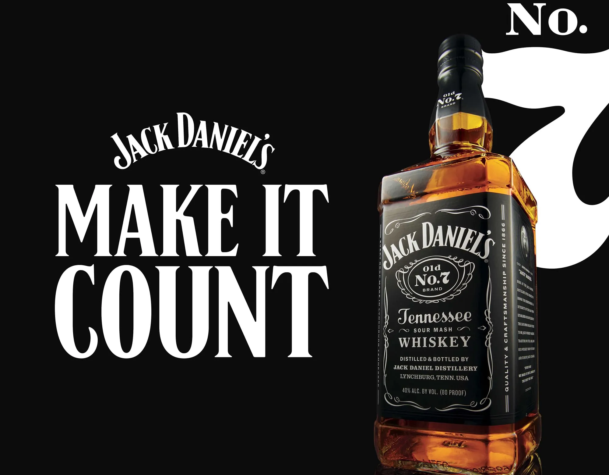 Jack Daniels' new tagline  