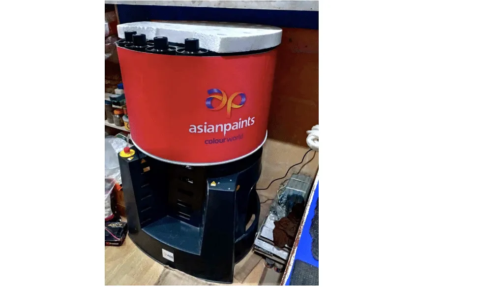 Asian Paints' colour mixing machine  