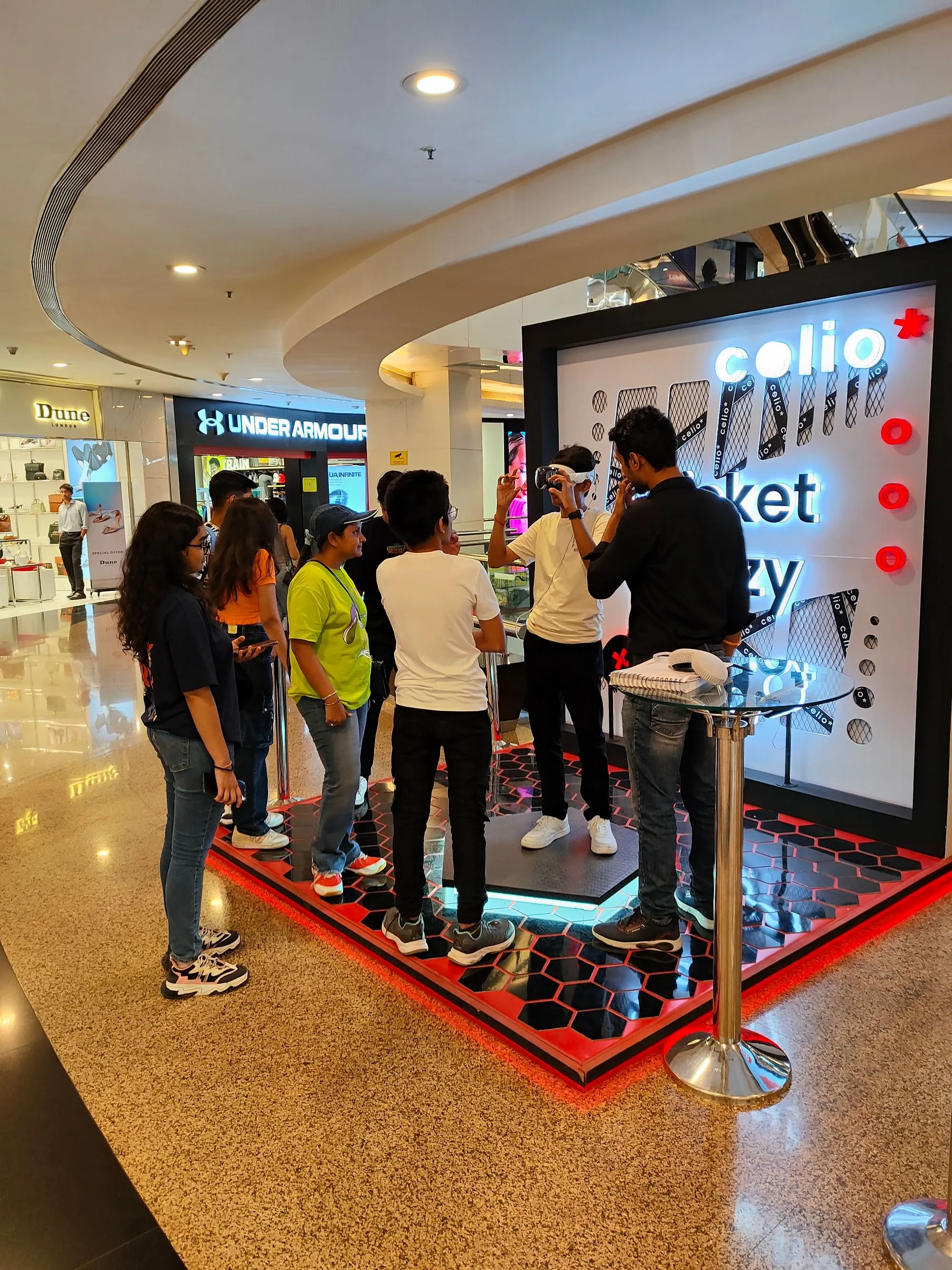 VR gaming at Celio store, Infiniti Mall, Mumbai  