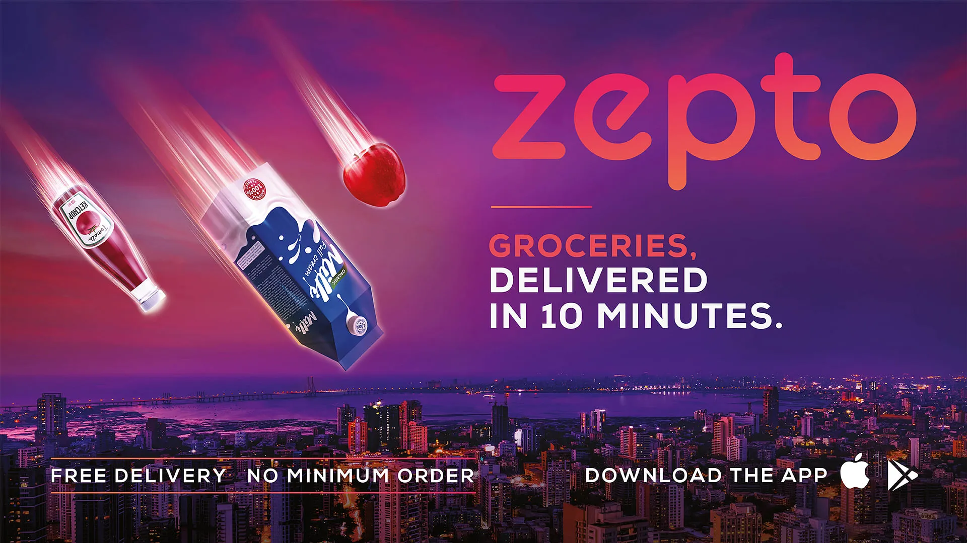 Zepto's billboards  