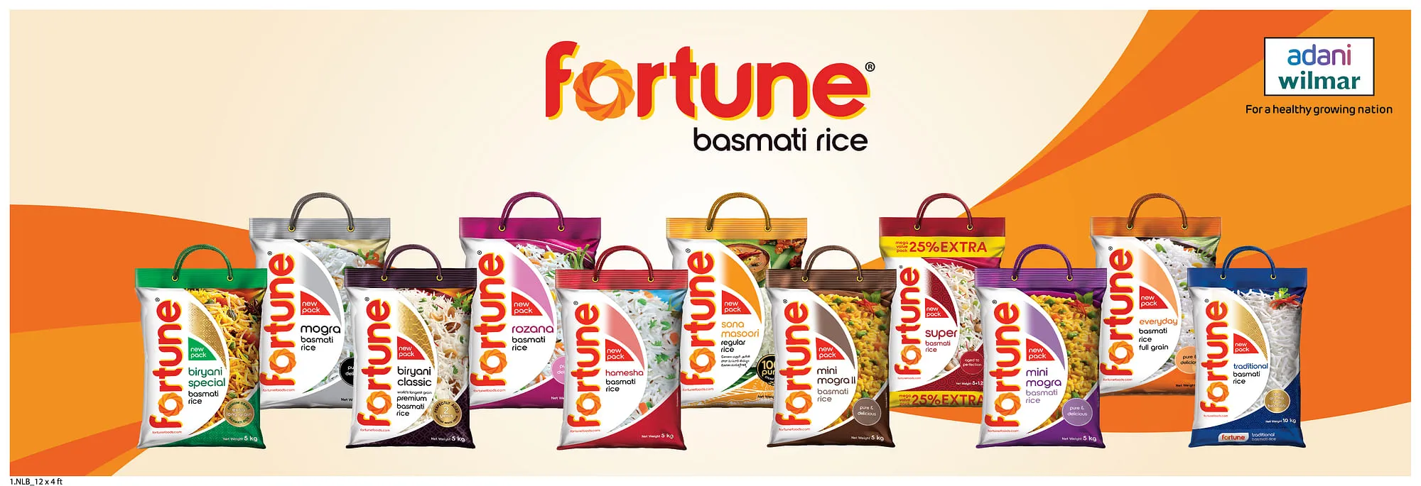 Fortune's rice range  