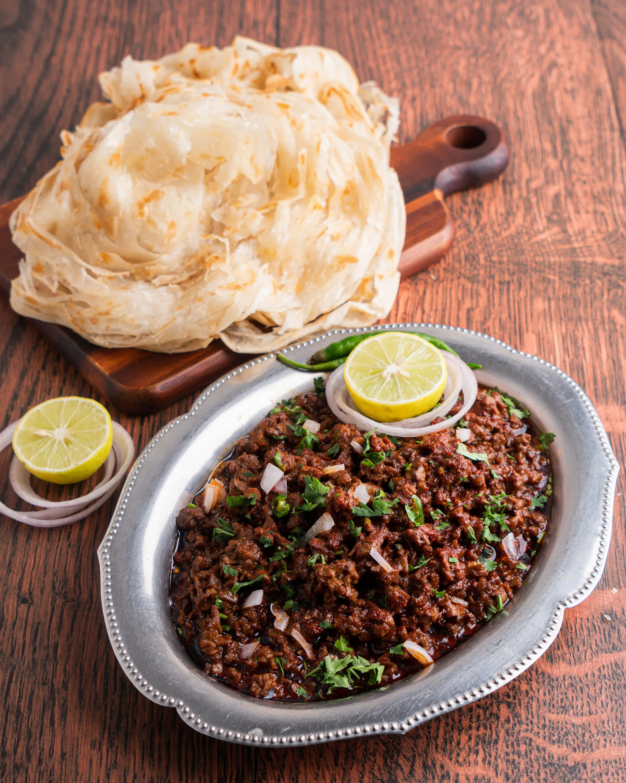 Good Dot's Kheema with paratha  