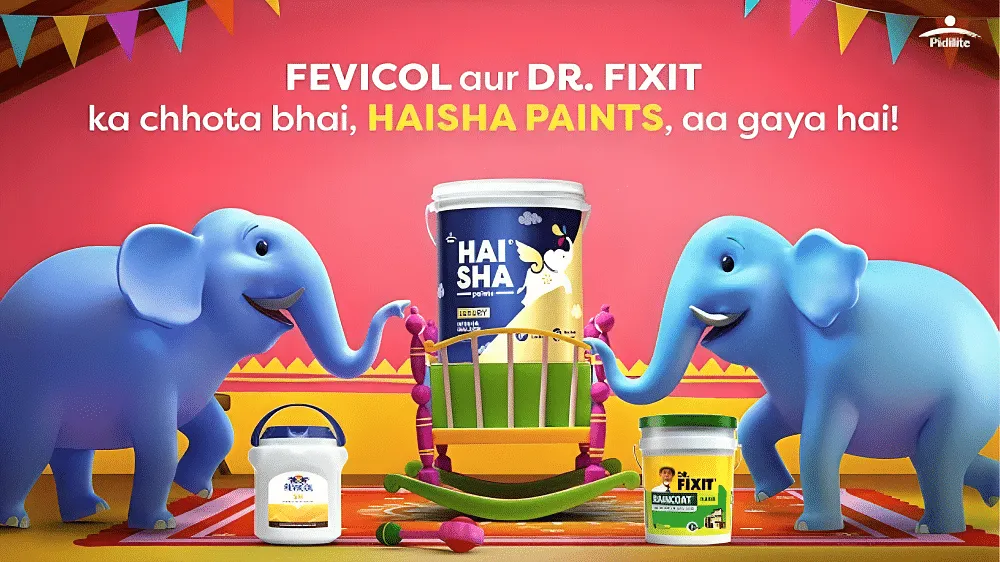 Fevicol and Dr.Fixit ka chhota bhai, Haisha Paints  