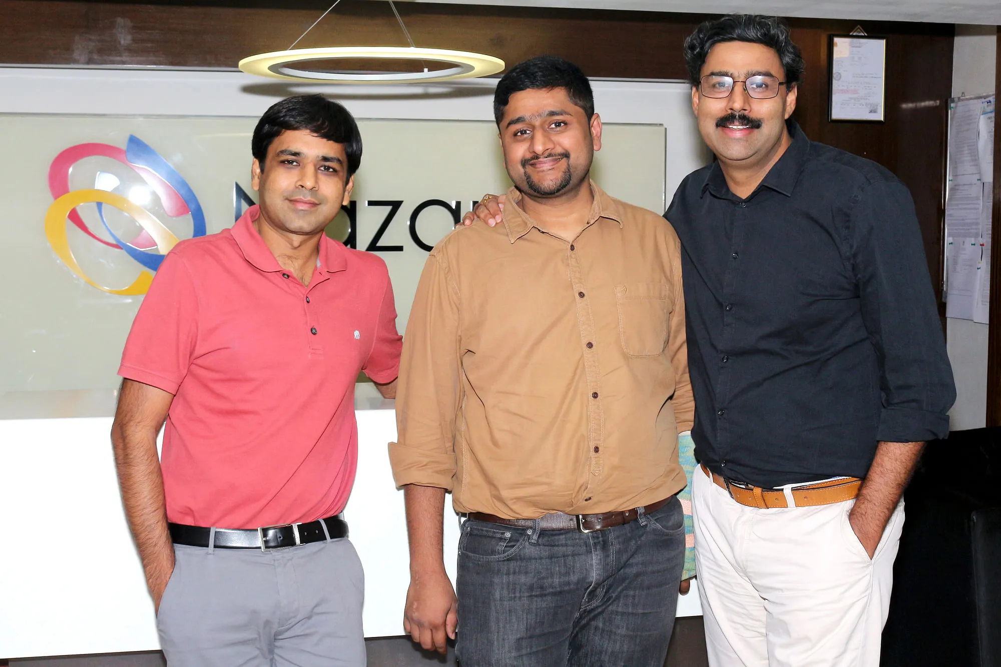 (L-R) Nitish Mittersain, Porush Jain and Manish Agarwal  