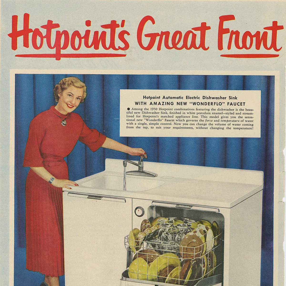 1950 dishwasher ad  