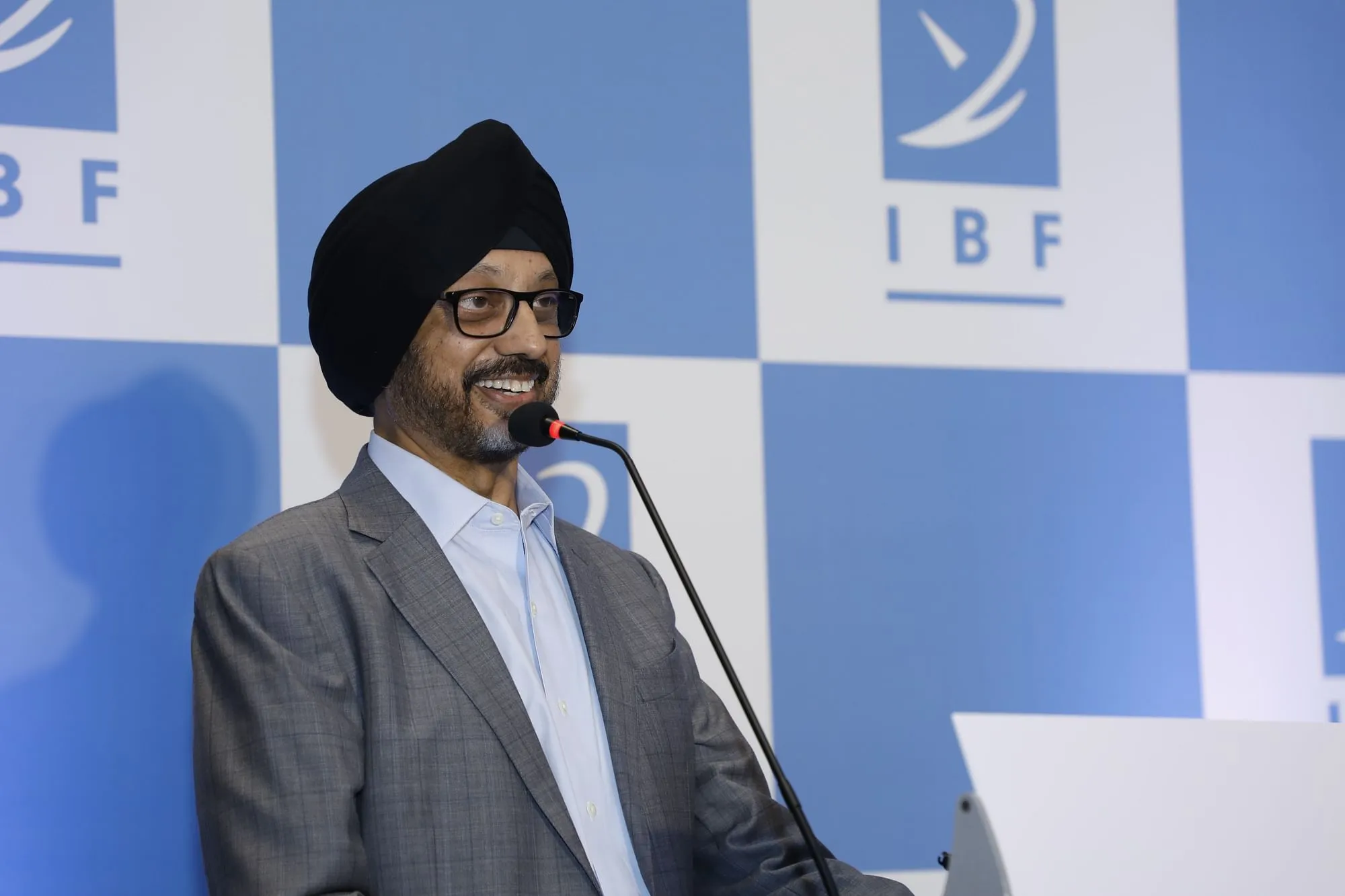 NP Singh, president, IBF  