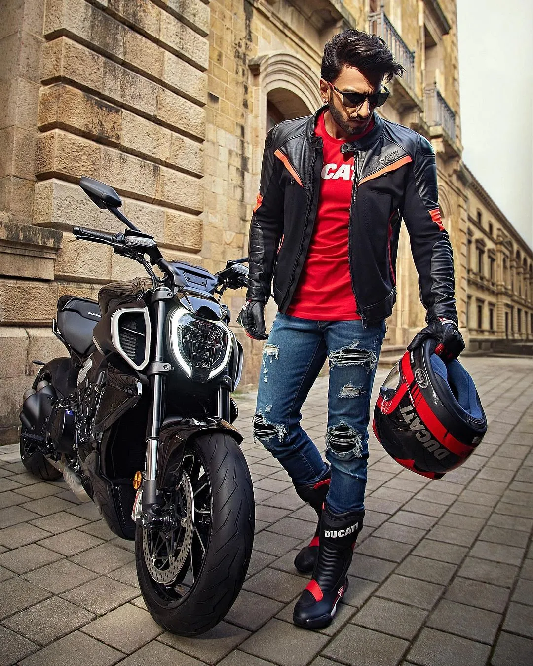 Singh's collaboration with Ducati India  