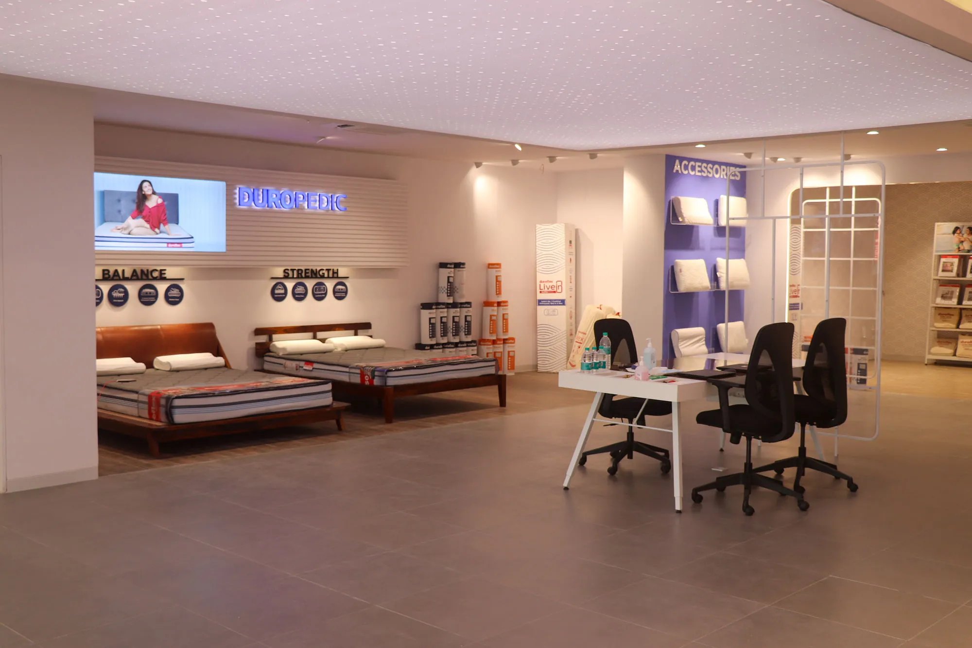 A Duroflex experience centre  