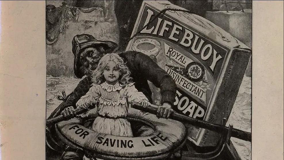 Lifebuoy ad from 1894  Source: Unilever website