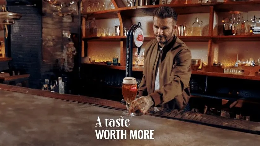 Stella Artois' new positioning   