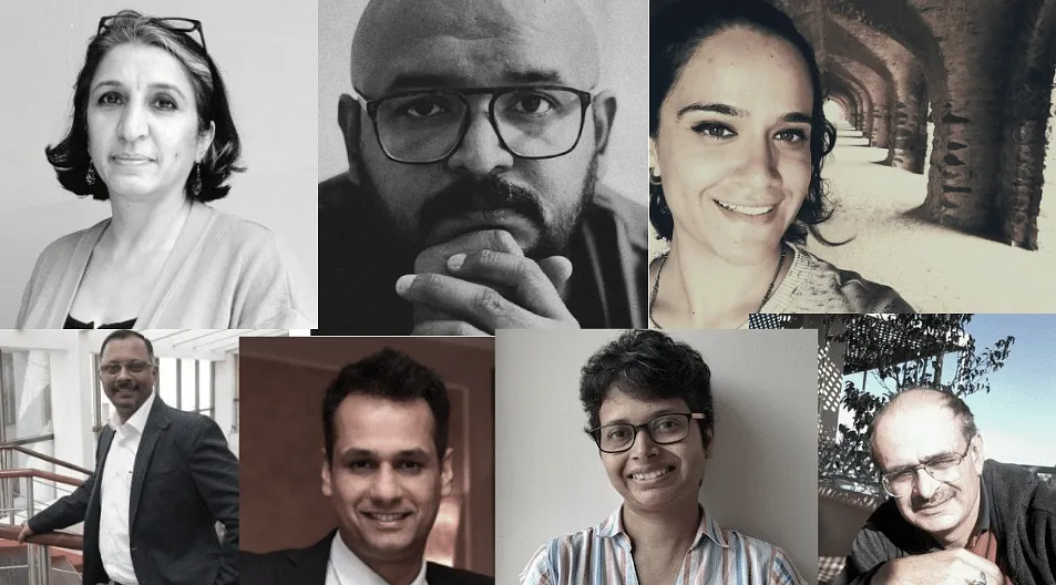 L-R Top Row: Atishi Pradhan, Nikhil Narayanan, Noor Samra  L-R Bottom Row: Arun Raman, Devendra Deshpande, Shefali Takalkar, Rajeev Sharma